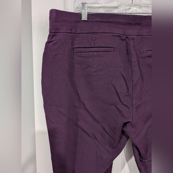 Croft & Barrow Purple The Effortless Stretch Pant in Size 18 (Pull On Style) - Picture 7 of 12
